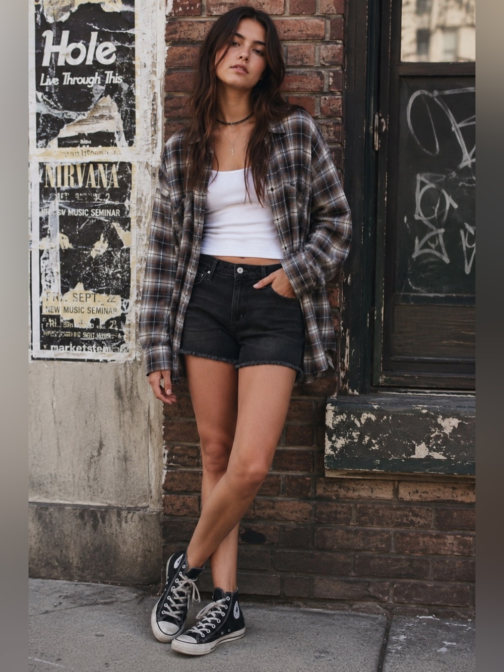 Joe’s Jeans Lisbeth Cut-Off Frayed Mid-Rise Stretch Denim Shorts Black Size 28